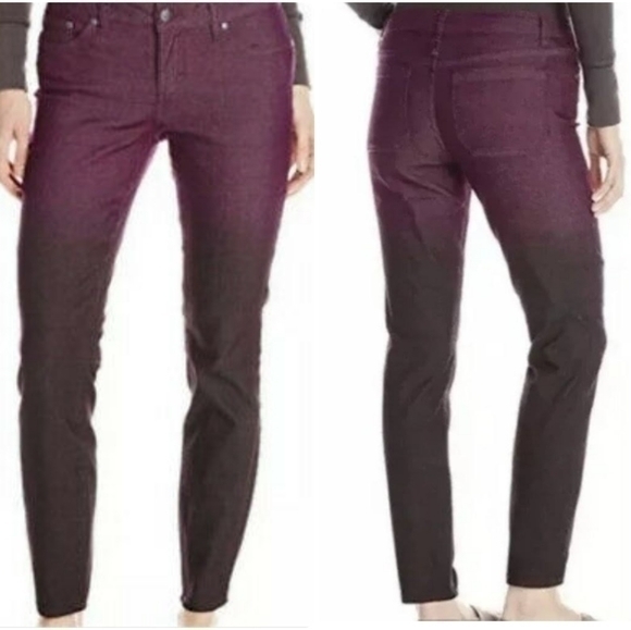 Prana Jett Ombre Organic Pants in Plum and Black - Picture 1 of 14